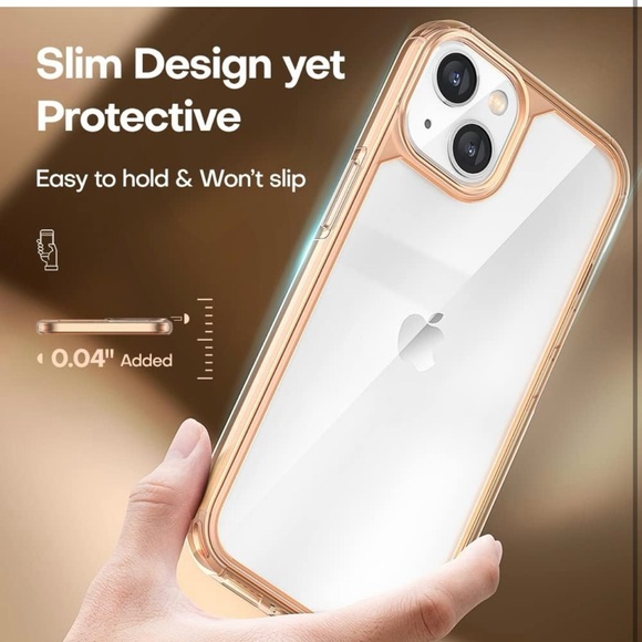 TAURI 5 in 1 for iPhone 13 Case Rose Gold, [Military-Grade Drop Protection] - Picture 5 of 12